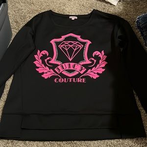 Large, long sleeve, Juicy couture top